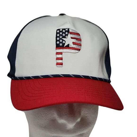 Puma Golf Hat Adult Flag Snapback Patriotic Adjustable Lightweight Unisex NEW - Picture 8 of 14